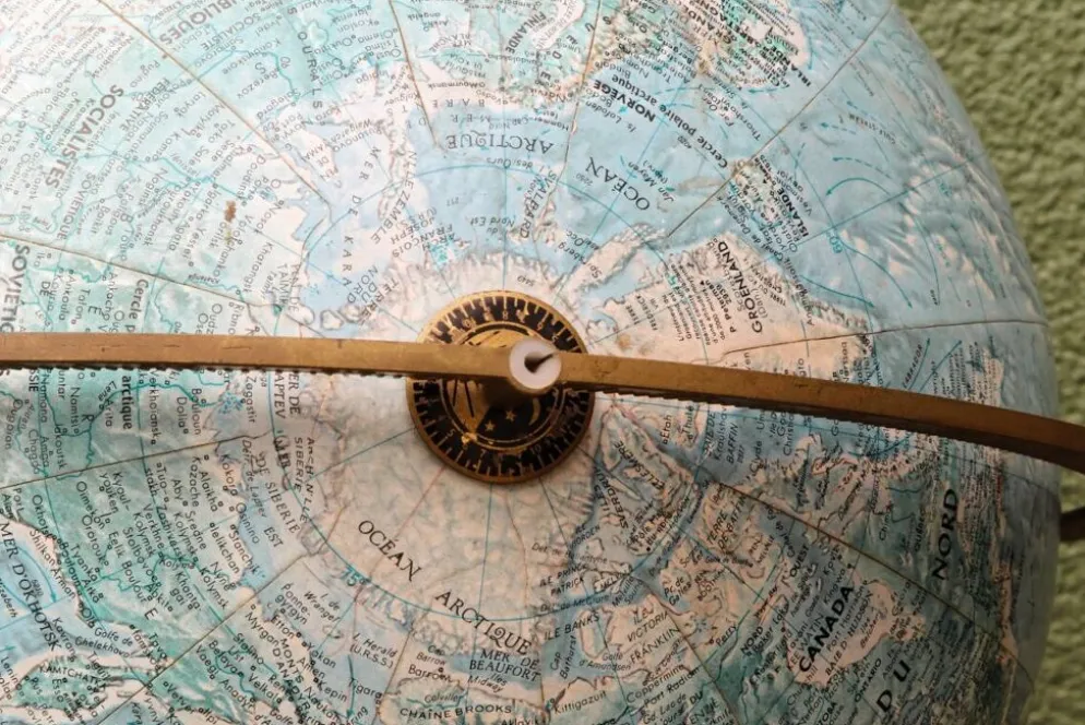 Globe terrestre Scan globe Danemark
