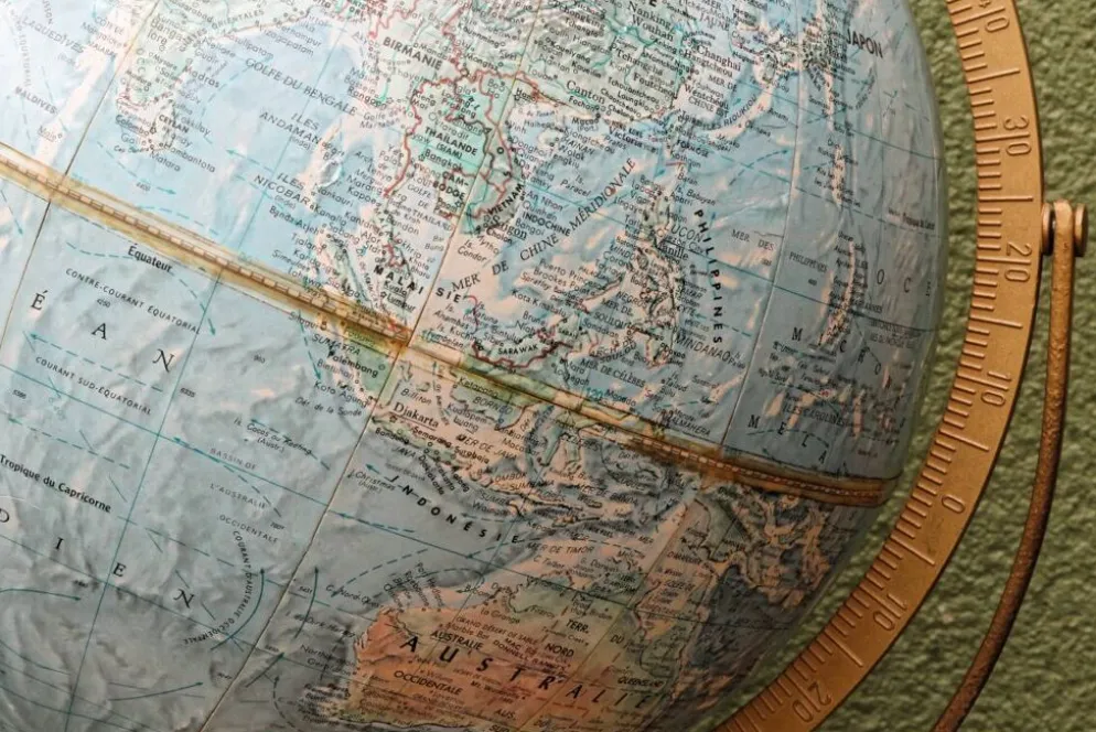 Globe terrestre Scan globe Danemark