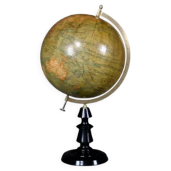 Globe terrestre signé J.Forest – Fin XIXe