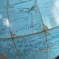 Globe terrestre vintage Girard et Barrère - Années 50-60 - piètement string - Ref 1153