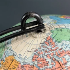Globe terrestre vintage Girard et Barrère - Années 50-60 - piètement string - Ref 1153