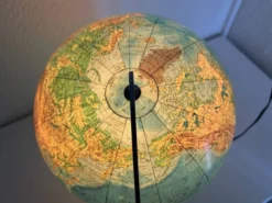 Globe terrestre vintage 1965 verre allemand Colombus duo - 34 cm