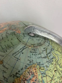 Globe vintage 1940 terrestre verre Duo Erdglobus Berlin - 42 cm