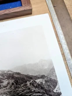 Gorge de la Têt, Pyrénées. Planche photo imprimée en 1937.