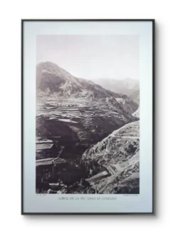Gorge de la Têt, Pyrénées. Planche photo imprimée en 1937.
