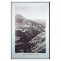 Gorge de la Têt, Pyrénées. Planche photo imprimée en 1937.