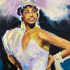 Gouache originale de l’affiche “Paris, mes amours” de Joséphine Baker, 1959 • ART