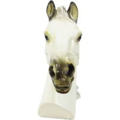 Grand buste classique cheval du Parthénon style grec plâtre 39 cm
