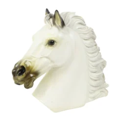Grand buste classique cheval du Parthénon style grec plâtre 39 cm