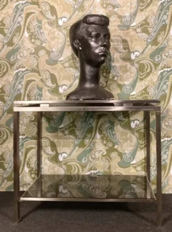 Grand buste en plâtre des années 1960