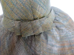 grand chapeau malgache en fibres tressées