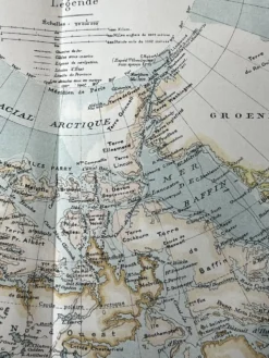 Grande Carte Amérique - 53x36cm - 1905