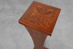 Grande console Art Déco en marqueterie de bois, France vers 1920