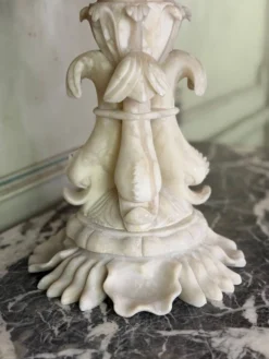 Grande coupe en albâtre Italie vers 1900