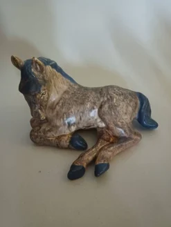Grande figurine de poulain en céramique par Michael Andersen & Søn, Bornhol