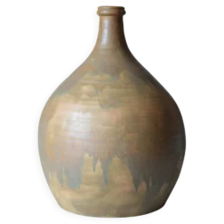 Grande jarre céramique vintage, lampe, bonbonne, dame-jeanne, bouteille