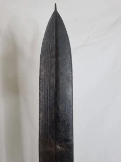 Grande monnaie Topoké dite Liganda fer forgé, sculpturale, fin XIXe, 160 cm