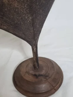 Grande monnaie Topoké dite Liganda fer forgé, sculpturale, fin XIXe, 160 cm