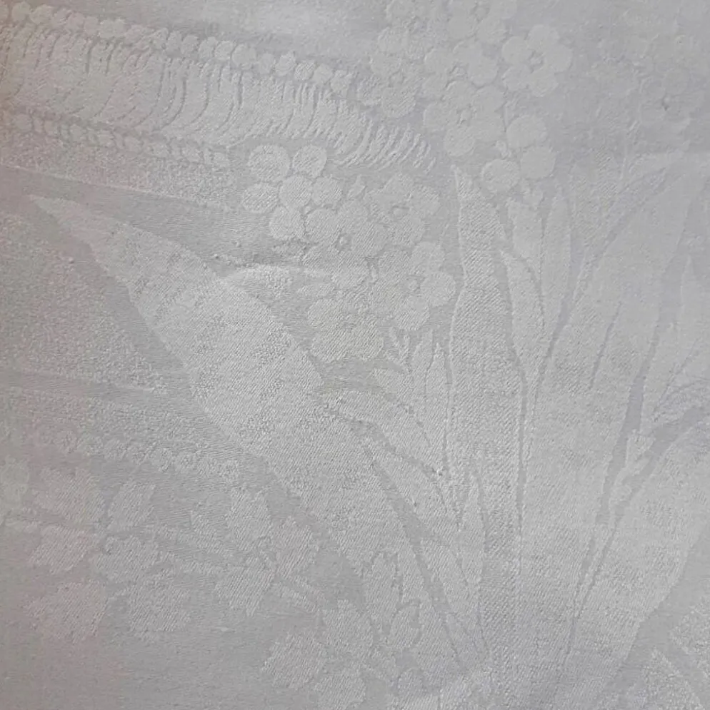 Grande nappe damassée - 2m x 4m10 - monogrammée BL, 1930