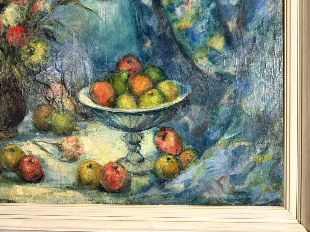 Grande peinture de nature morte des années 1960, 1962.