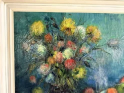 Grande peinture de nature morte des années 1960, 1962.