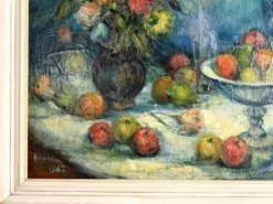 Grande peinture de nature morte des années 1960, 1962.
