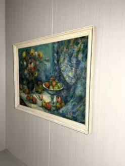 Grande peinture de nature morte des années 1960, 1962.