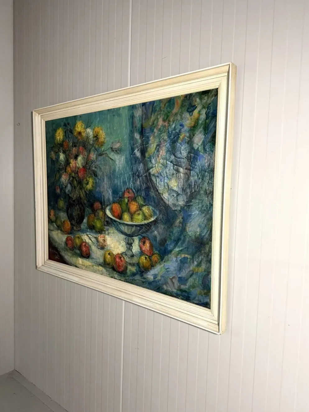 Grande peinture de nature morte des années 1960, 1962.