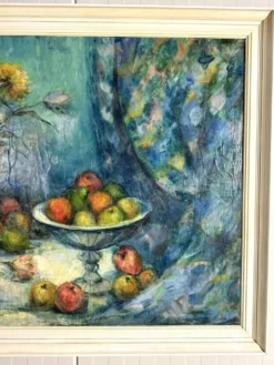 Grande peinture de nature morte des années 1960, 1962.