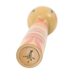 Grande poupée Kokeshi XL en bois massif Japon époque Showa 37 cm