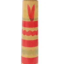 Grande poupée Kokeshi XL en bois massif Japon époque Showa 37 cm