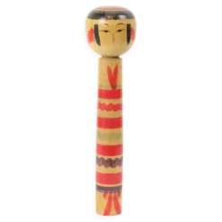 Grande poupée Kokeshi XL en bois massif Japon époque Showa 37 cm