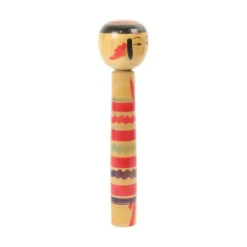 Grande poupée Kokeshi XL en bois massif Japon époque Showa 37 cm
