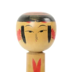 Grande poupée Kokeshi XL en bois massif Japon époque Showa 37 cm
