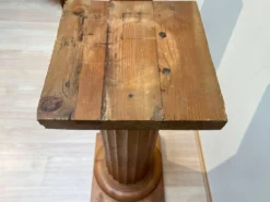 Grandes colonnes néoclassiques françaises en bois de pin, 1910, ensemble de 2