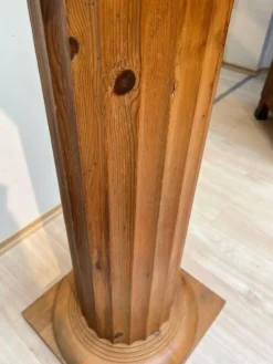 Grandes colonnes néoclassiques françaises en bois de pin, 1910, ensemble de 2
