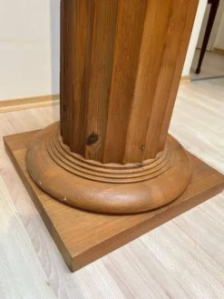 Grandes colonnes néoclassiques françaises en bois de pin, 1910, ensemble de 2