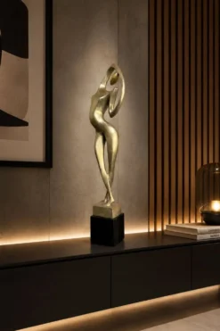 Grande sculpture Milo Martin – Femme stylisée – Bronze 1/8 – 53 cm