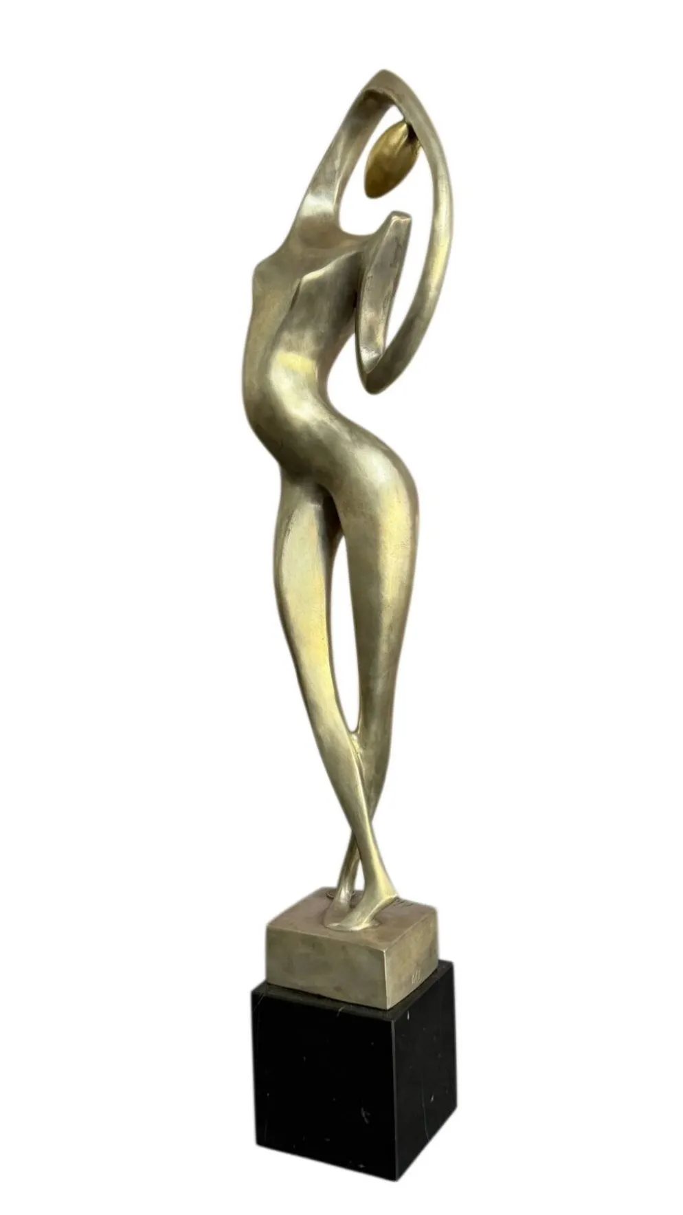 Grande sculpture Milo Martin – Femme stylisée – Bronze 1/8 – 53 cm