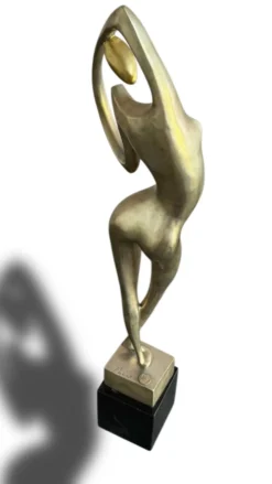 Grande sculpture Milo Martin – Femme stylisée – Bronze 1/8 – 53 cm