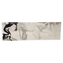 grandes œuvres d'art en noir et blanc / collage photo (160x50) fantôme