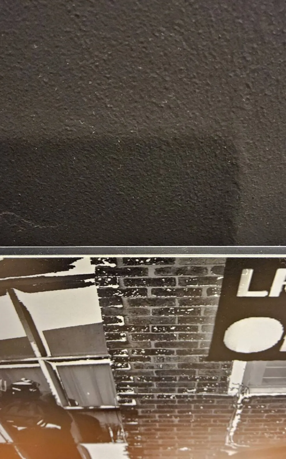 grandes œuvres d'art en noir et blanc / collage photo (160x50) lit