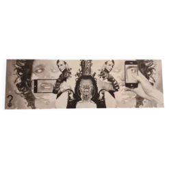 grandes œuvres d'art en noir et blanc / collage photo (160x50) téléphones