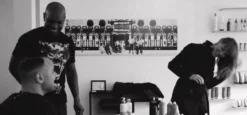 grandes œuvres d'art en noir et blanc / collage photo (160x50) téléphones