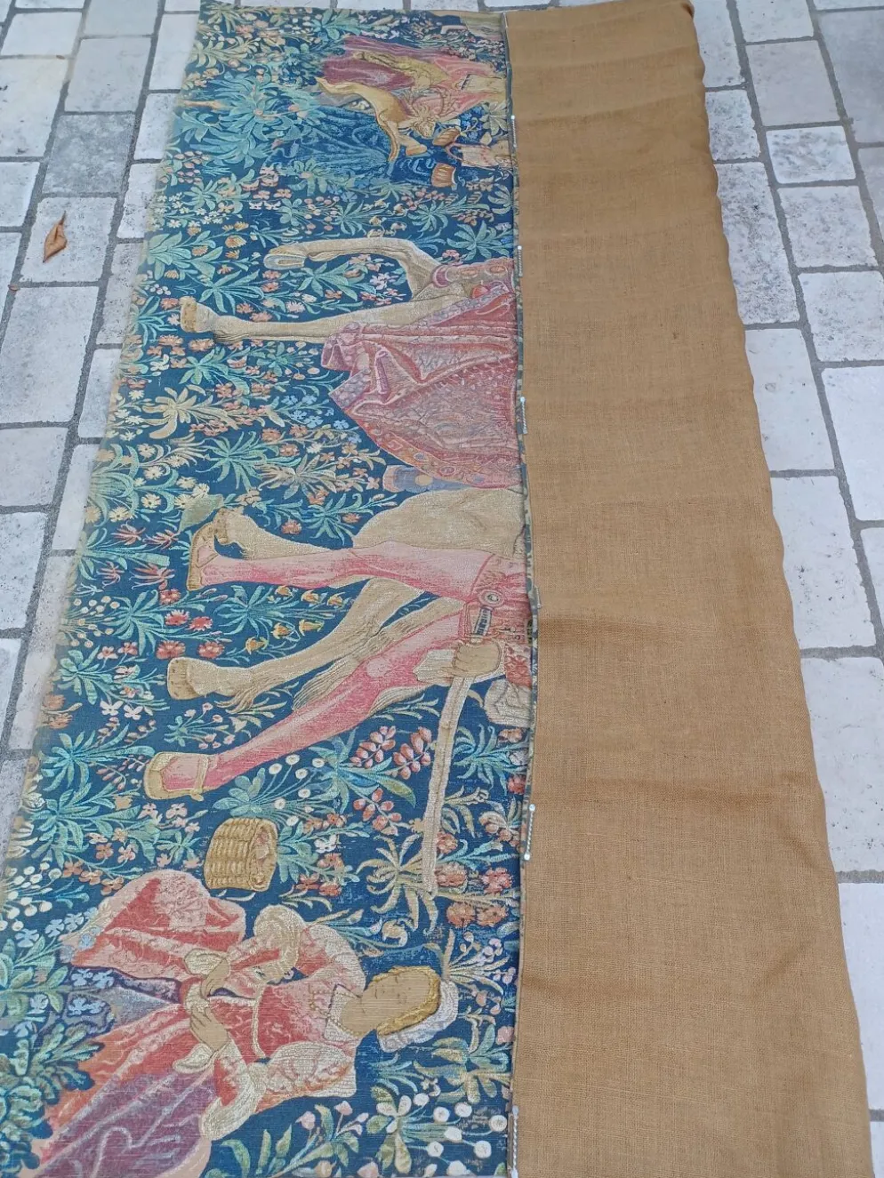 Grande tapisserie Artis Flora "La Noble Amazone" de grandes dimensions