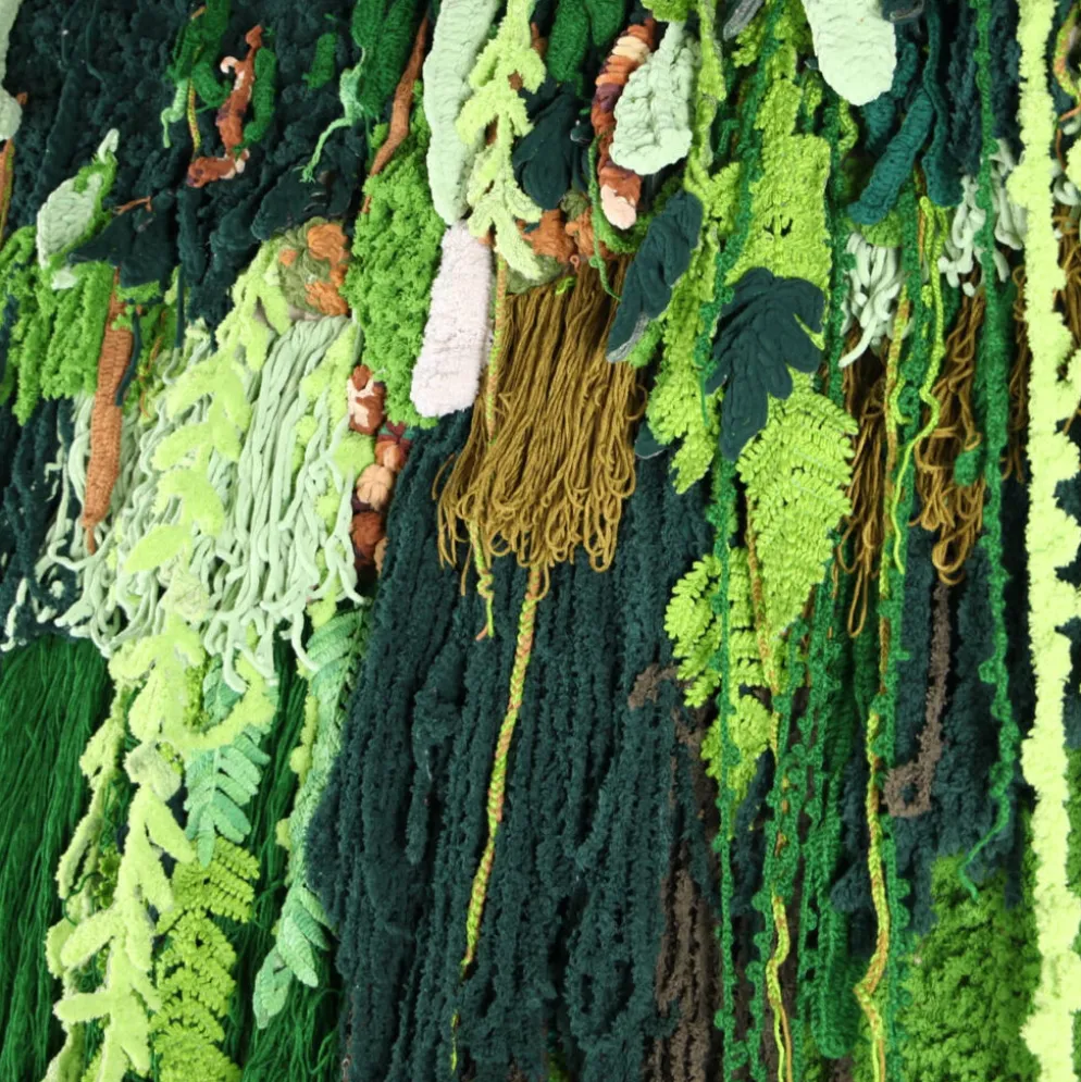 Grande tapisserie « mur végétal »