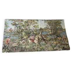 Grande tapisserie, scène de chasse à courre, XXe