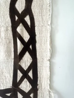 Grande tapisserie vintage de Korhogo — Sénoufo, Côte d'Ivoire