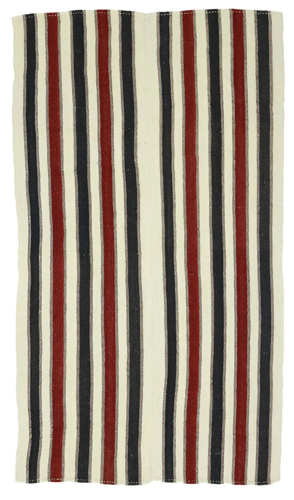 Grand Kilim Turc Konya 108x182 cm Vintage Rayé Tissé Main