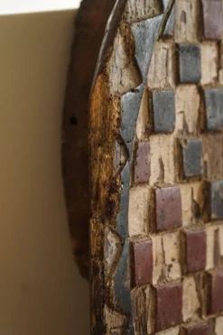 Grand masque tribal Baule Kple Kple africain en bois, Côte d'Ivoire, milieu du XXe siècle